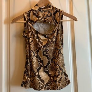 Snake print shirt